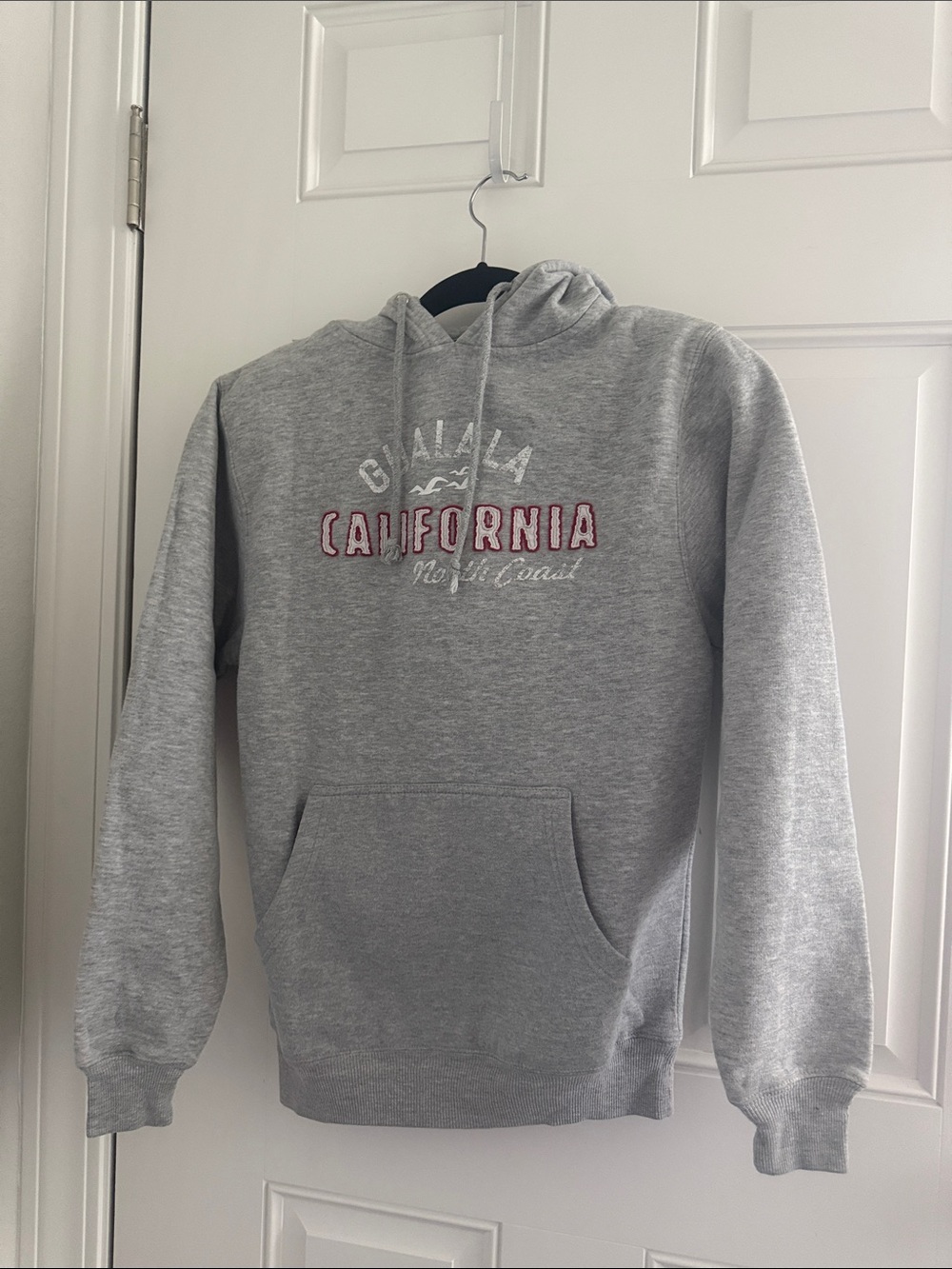 Ladies Blue 84 sweatshirt with Gualala California North Coast insignia